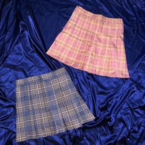 Skirts - Two plaid mini school girl skirts Skirts - Two plaid mini school girl skirts
